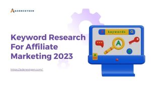 keyword research for affiliate marketing
